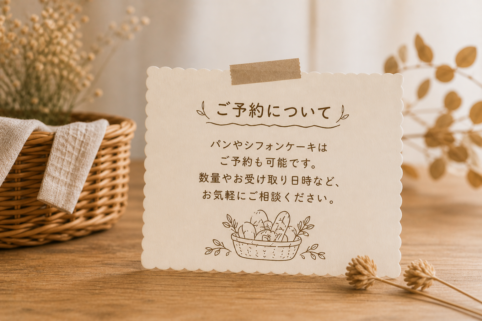 ご予約について